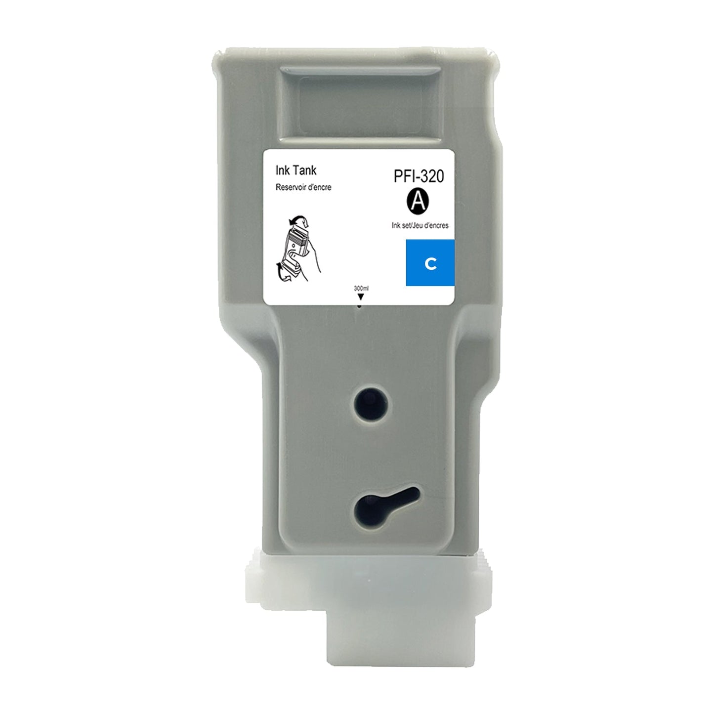 Cartouche Cyan Canon PFI-320C (2891C001) compatible