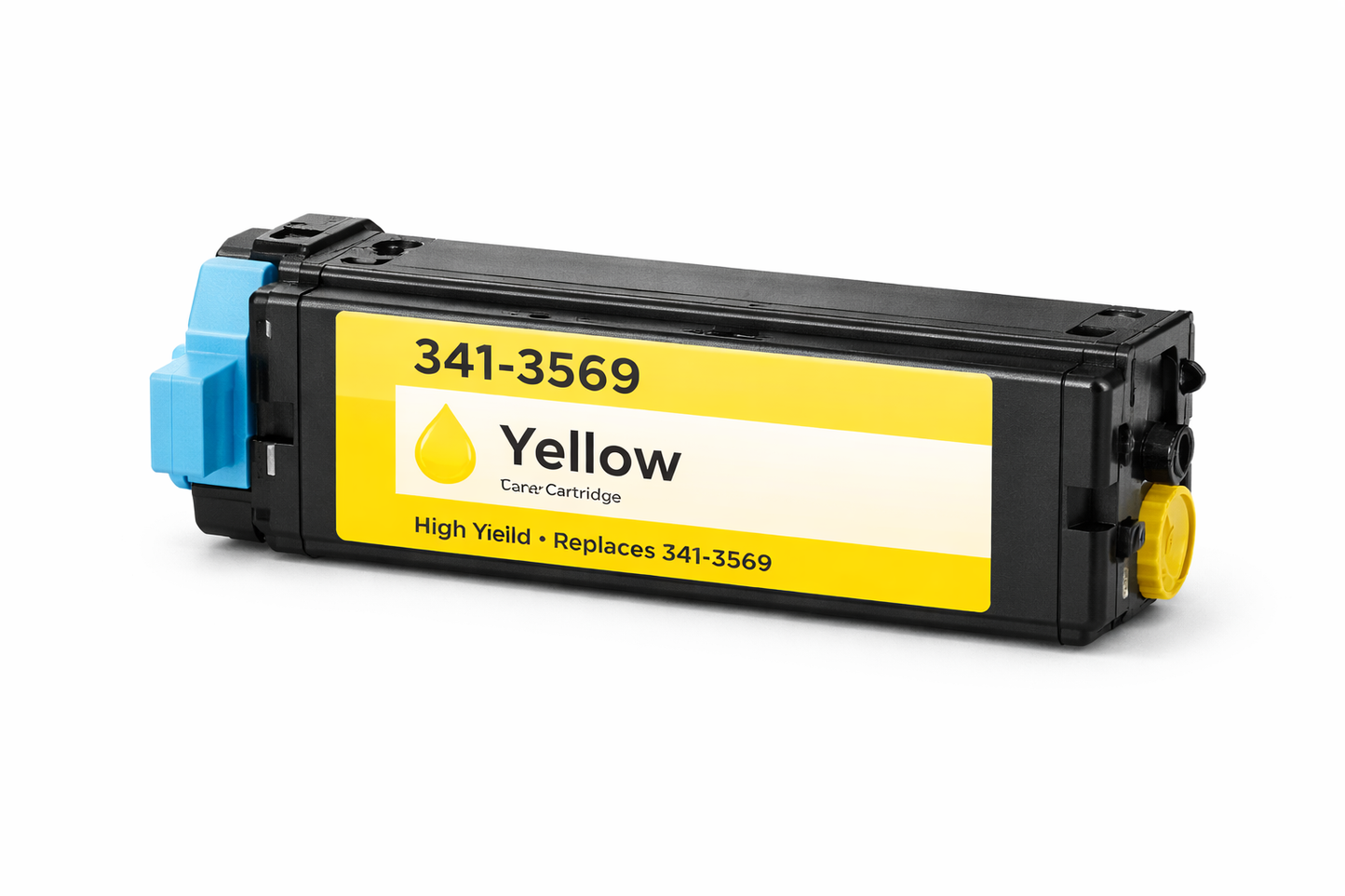Toner jaune compatible pour Dell 341-3569 (TH208 / A0658268)