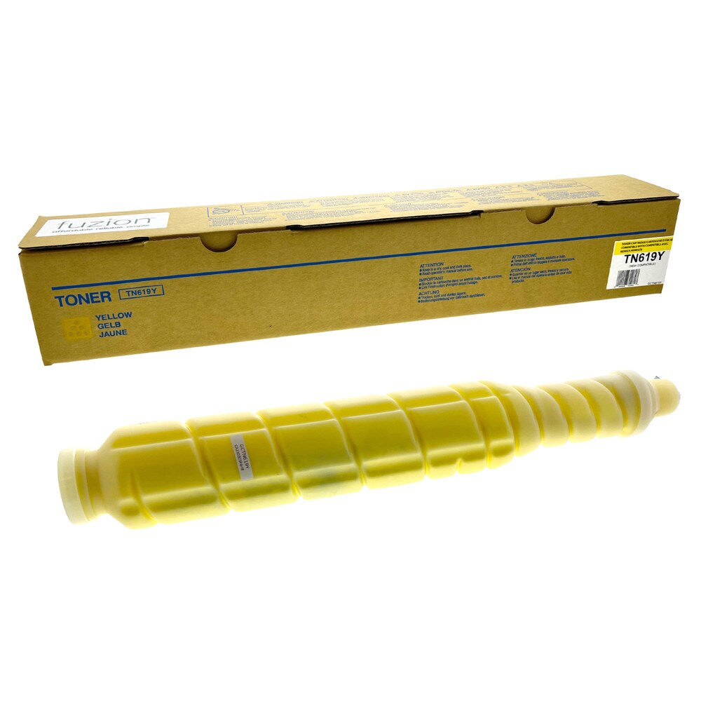 Toner jaune Konica Minolta TN-619Y compatible