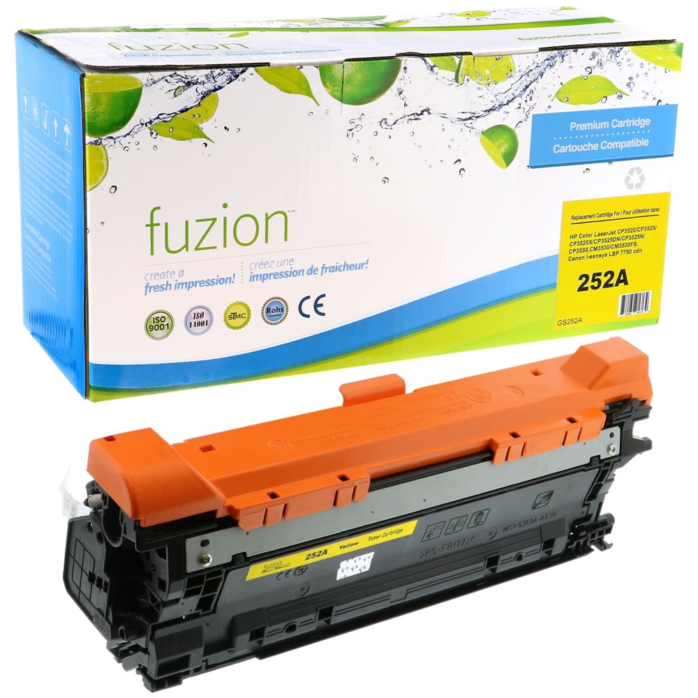 Toner compatible HP CE252A (504A) Jaune
