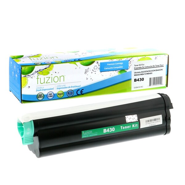 Toner noir compatible pour Okidata 43979201 (B430)