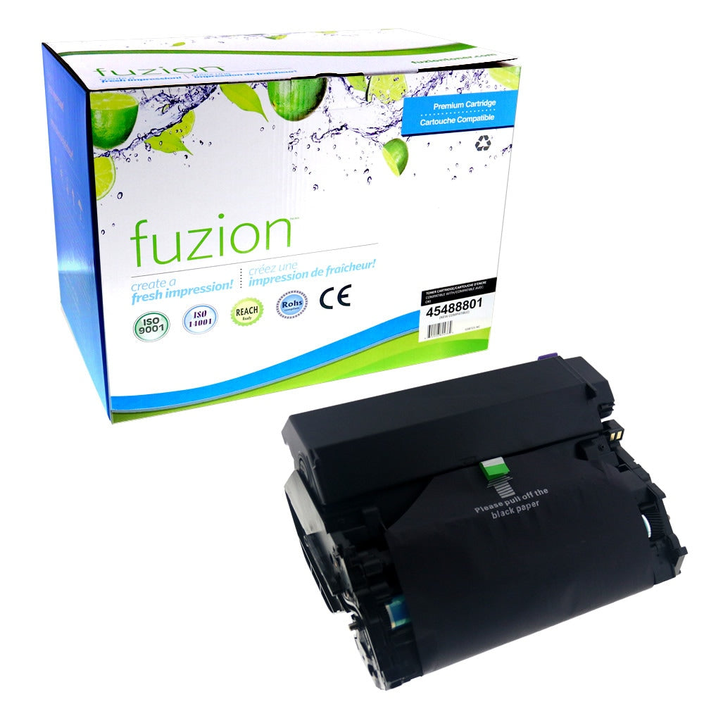 Toner noir compatible Okidata 45488801