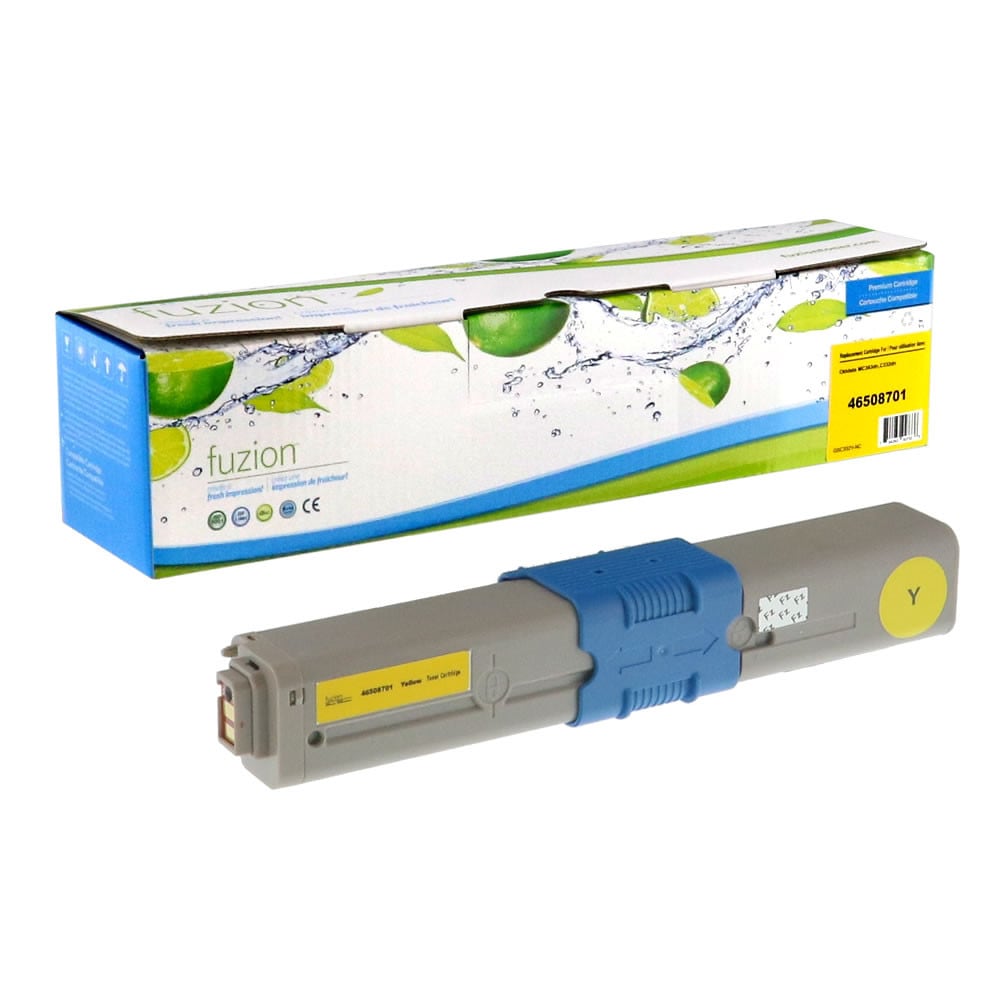 Toner jaune compatible pour Okidata 46508701 (C332/MC363)