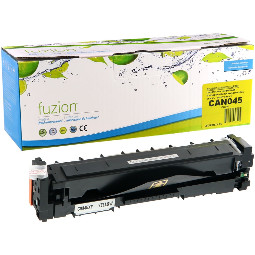 Toner compatible Canon 045H Jaune