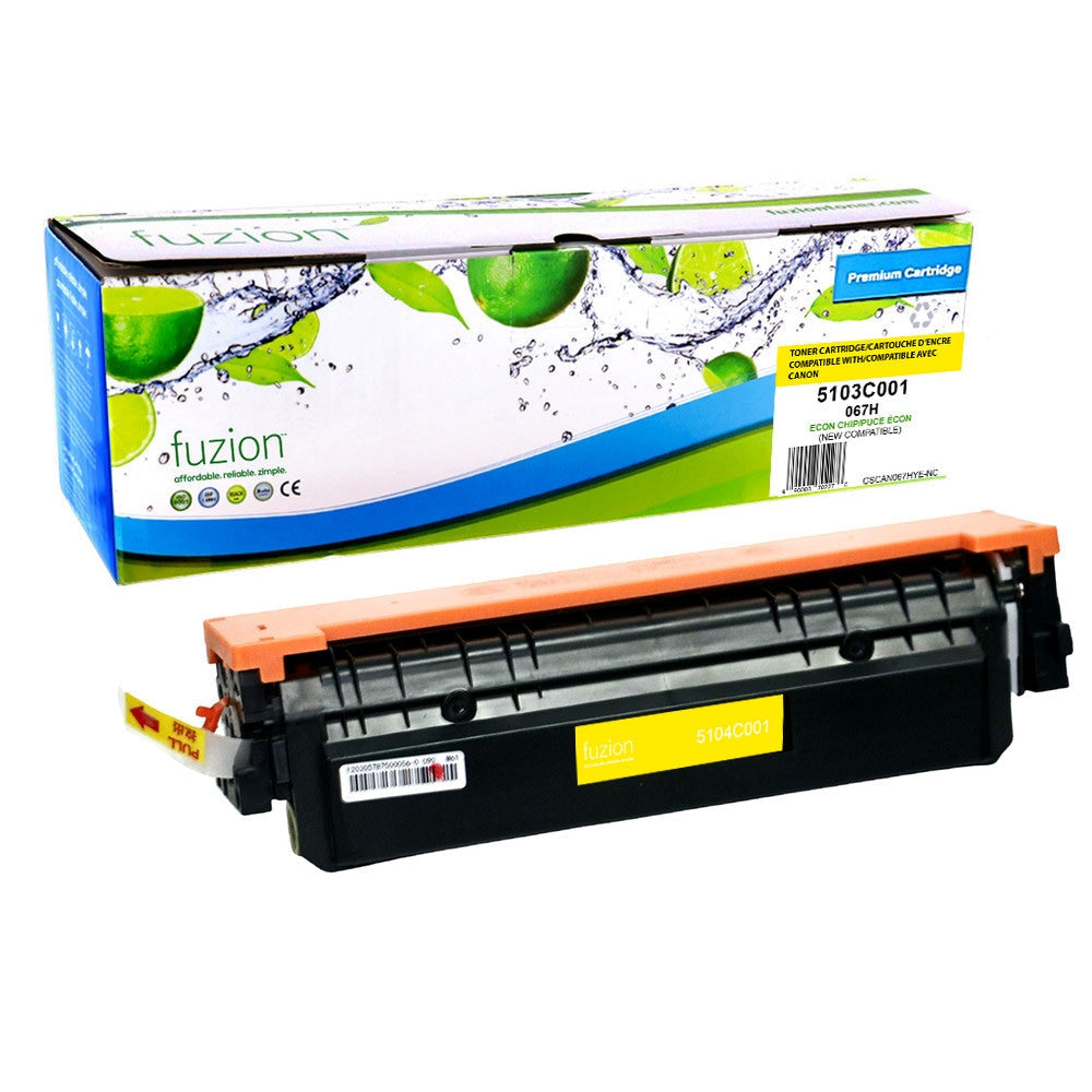 Toner compatible Canon 067H Jaune