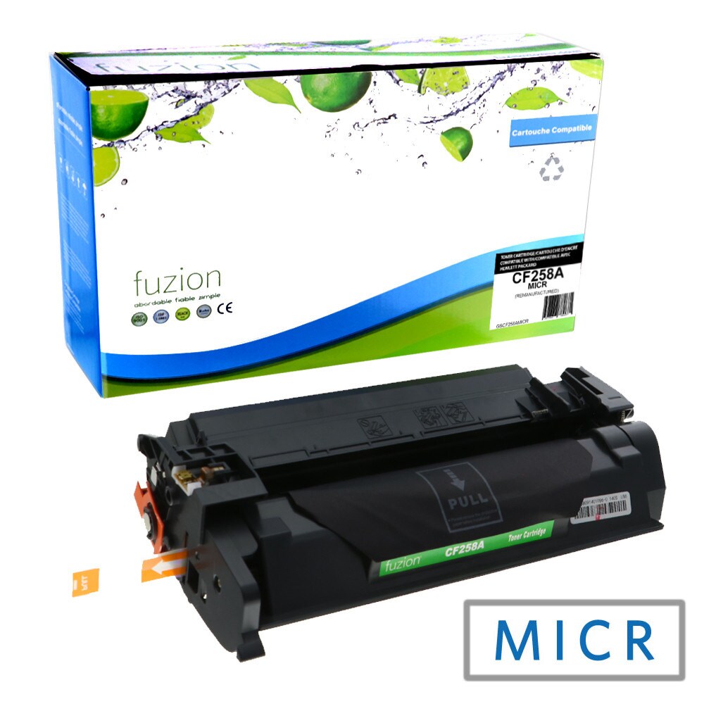 Toner compatible HP 58A CF258A MICR Noir