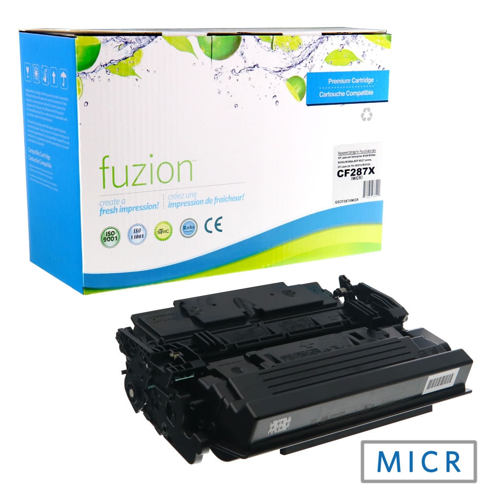 Toner compatible HP 87X MICR Noir