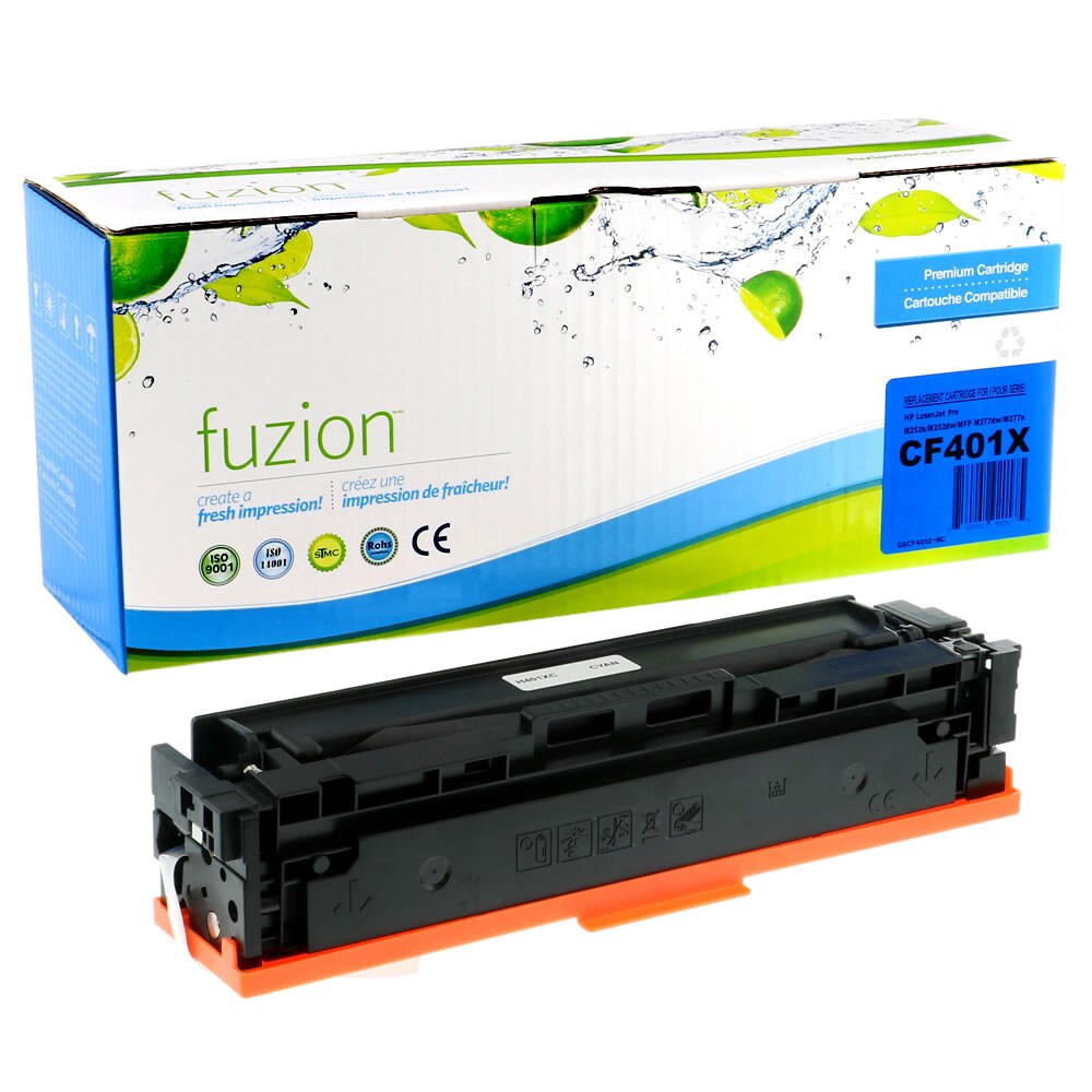 Toner compatible HP CF401X (201X) Cyan