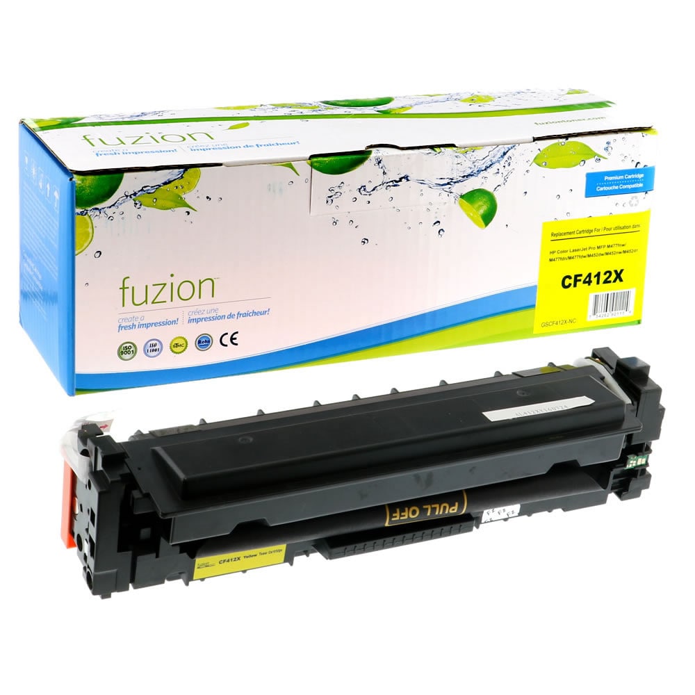 Toner compatible HP CF412X (410X) Jaune