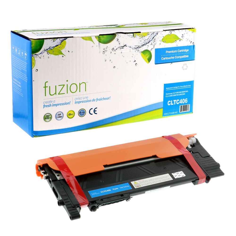 Toner compatible Samsung CLTC406S Cyan