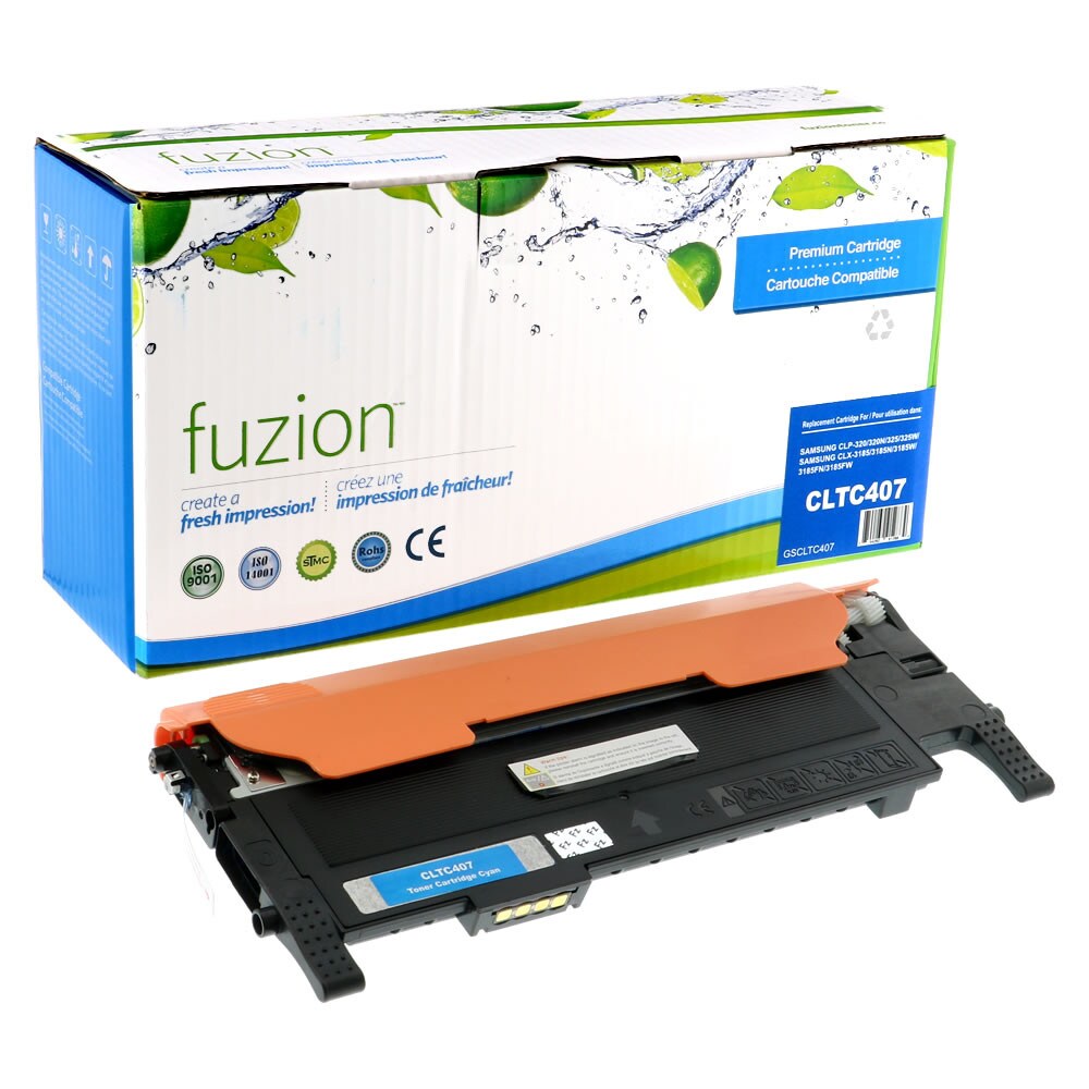 Toner compatible Samsung CLT-C407S Cyan