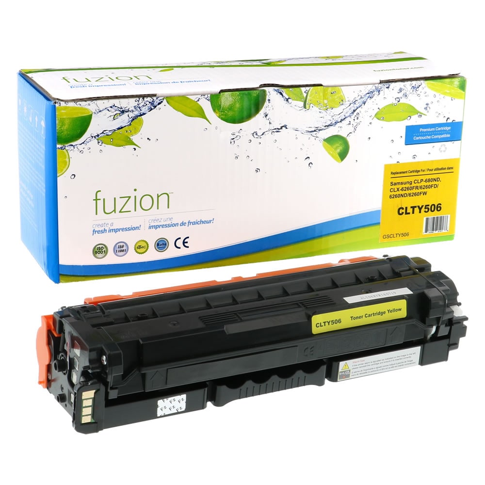 Toner compatible Samsung CLTY506L Jaune