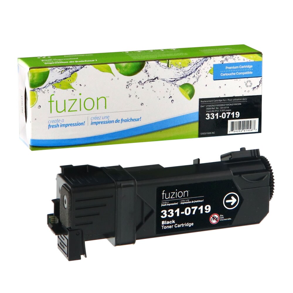 Toner noir compatible pour Dell 331-0719
