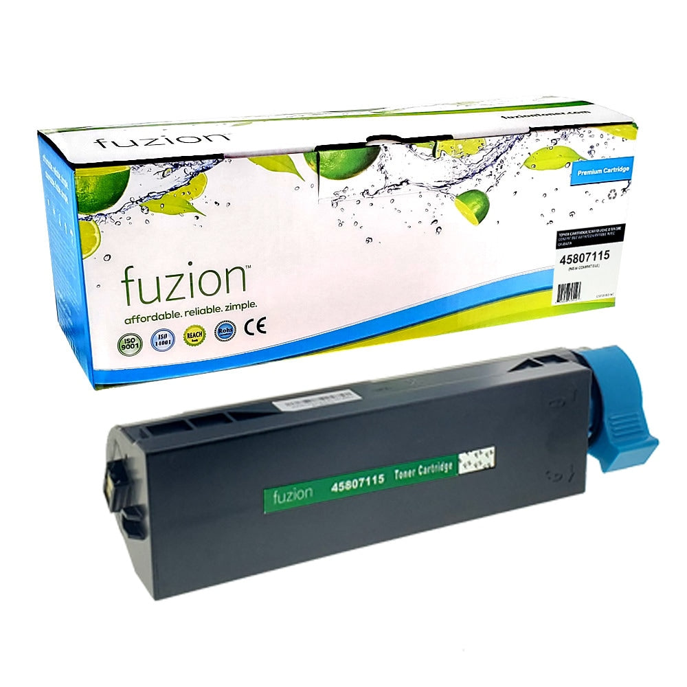 Toner noir compatible Okidata 45807115