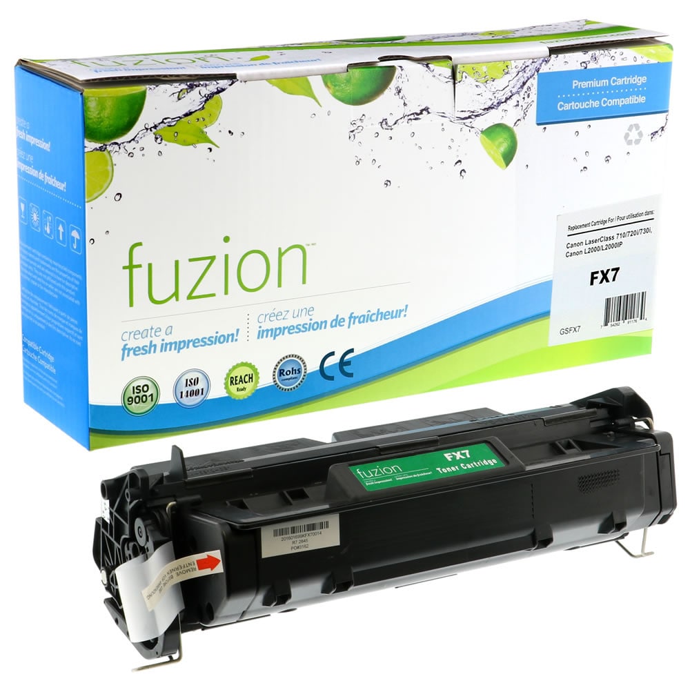 Toner compatible Canon BK FX7 Noir
