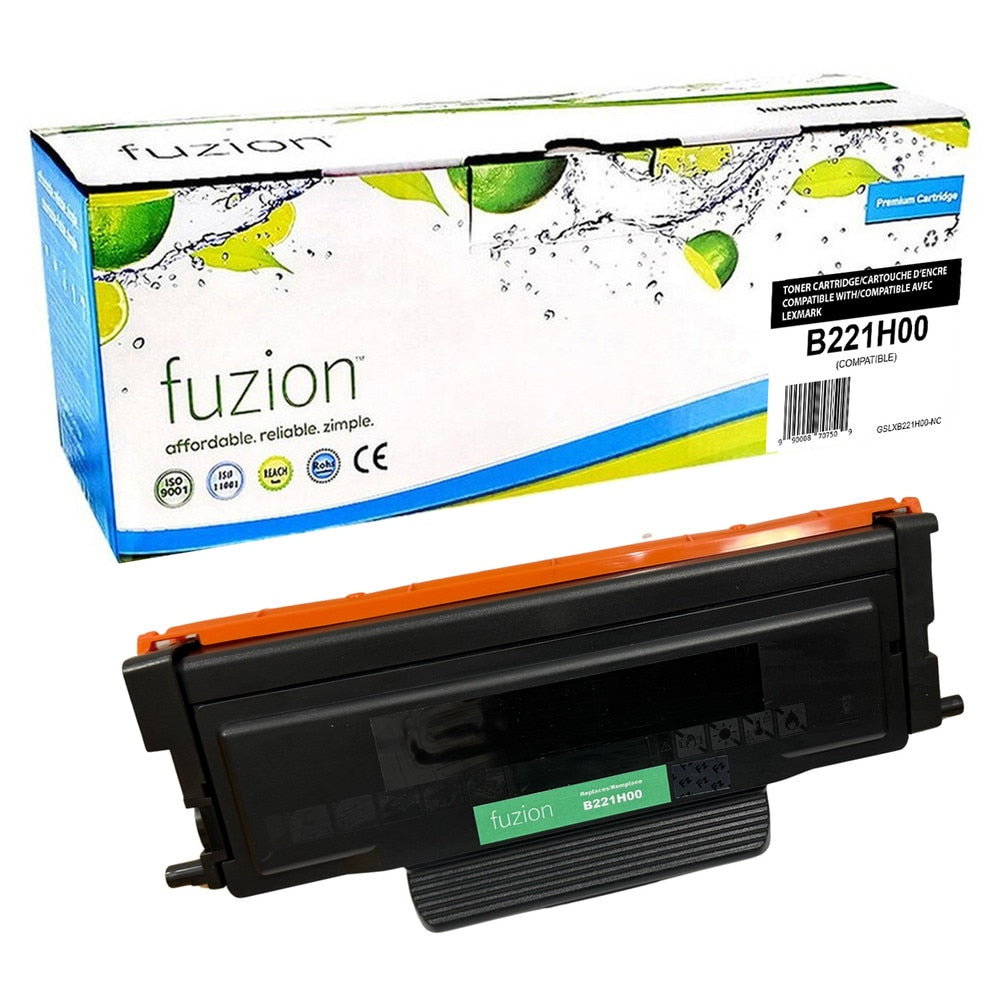 Toner compatible Lexmark B221H00 Noir