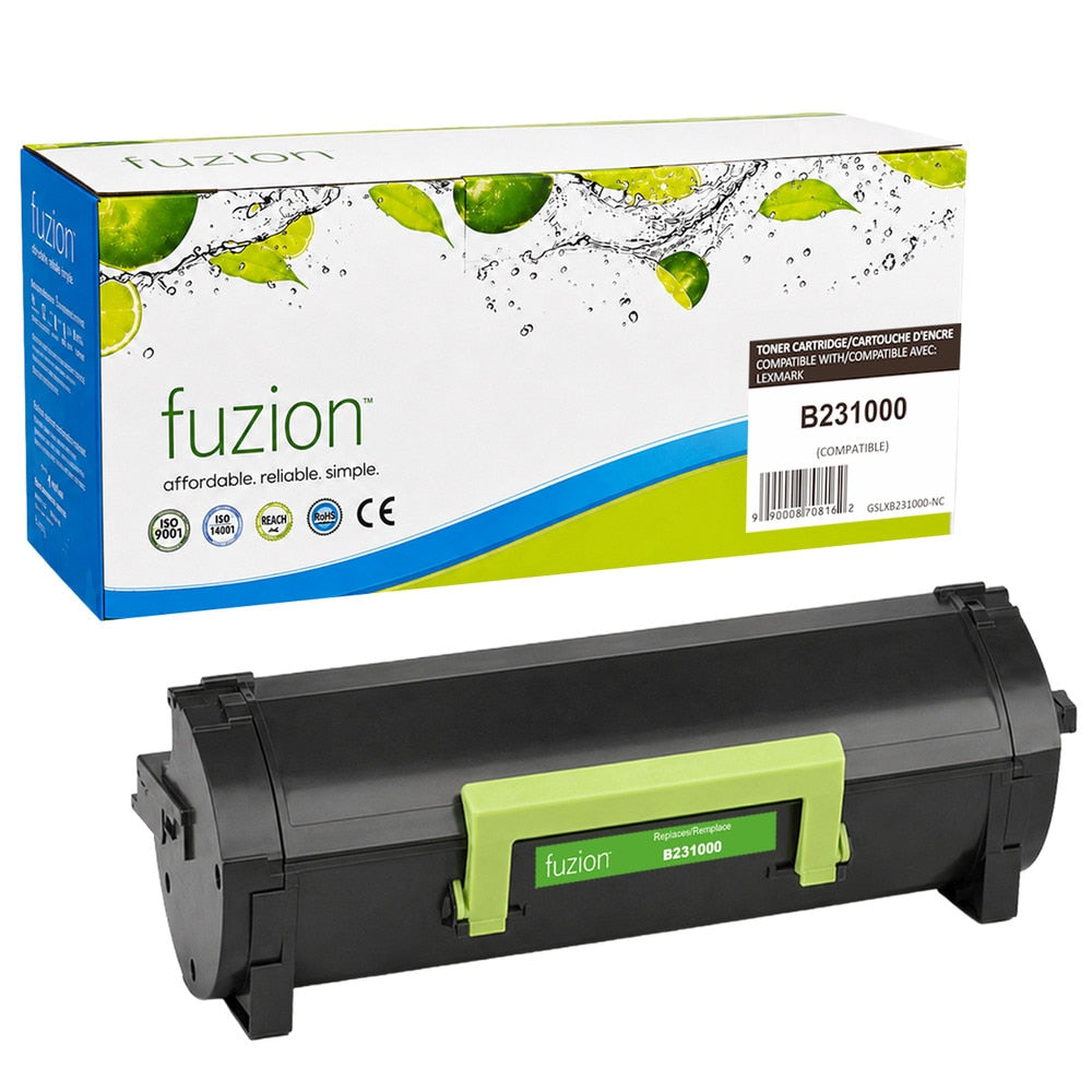 Toner Noir Lexmark B231000 Compatible