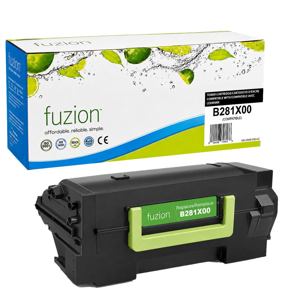Toner compatible Lexmark B281X00 Noir