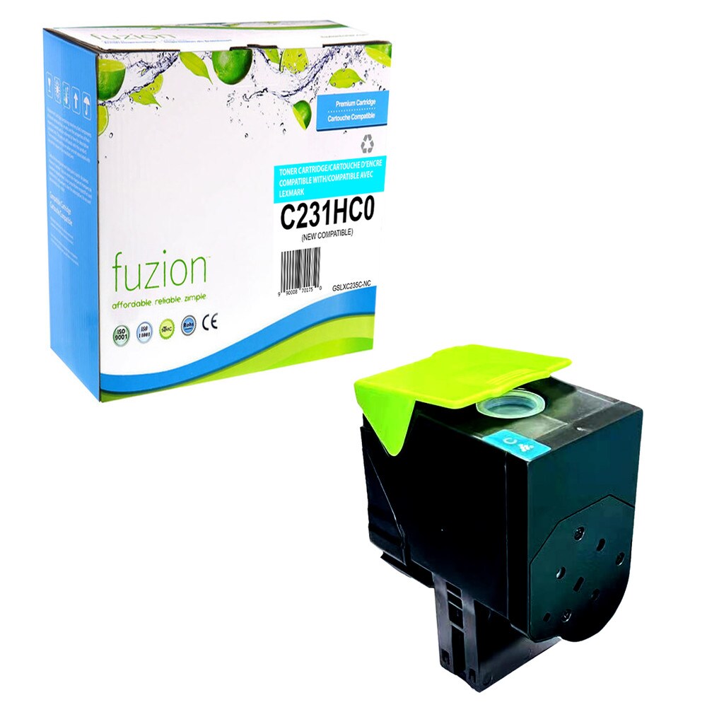 Toner cyan compatible pour Lexmark C231HC0