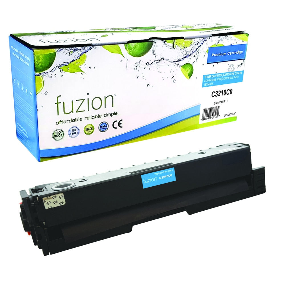 Toner compatible Lexmark C3210C0 cyan