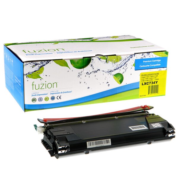 Toner compatible Lexmark C734A1YG Jaune