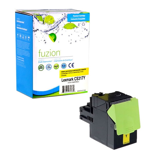 Toner jaune compatible Lexmark 71B10Y0