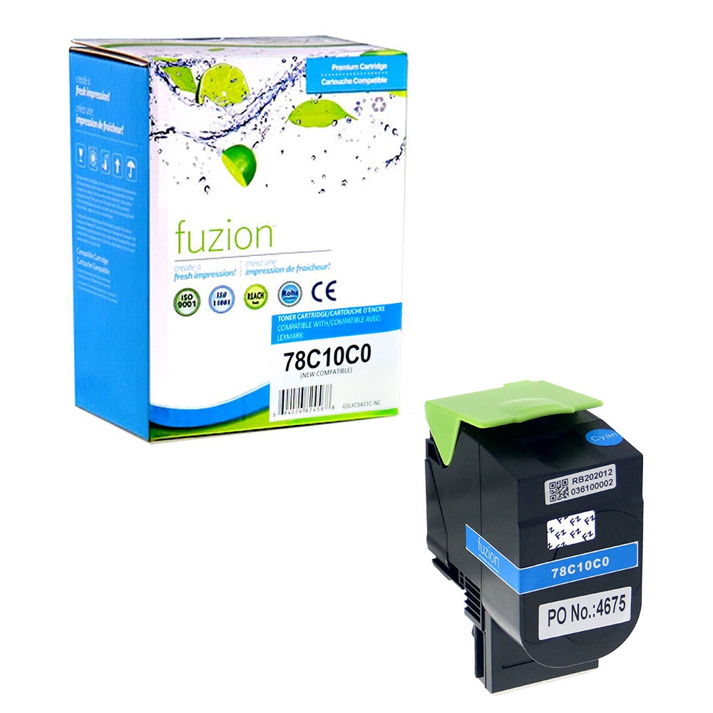 Toner Cyan Lexmark 78C10C0 compatible