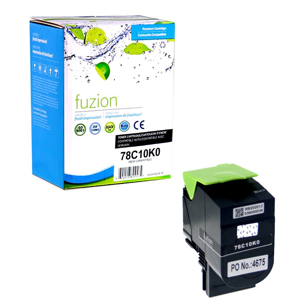 Toner Noir Lexmark 78C10K0 compatible