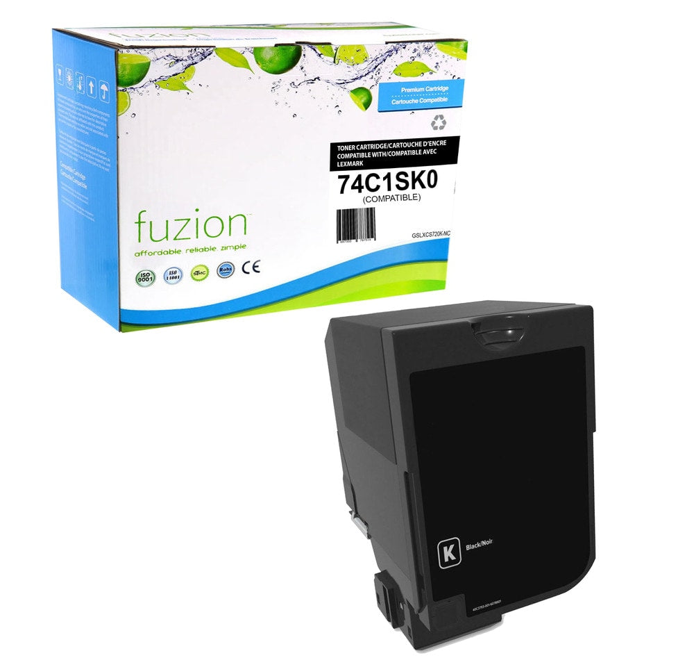 Toner Noir Lexmark 74C1SK0 compatible