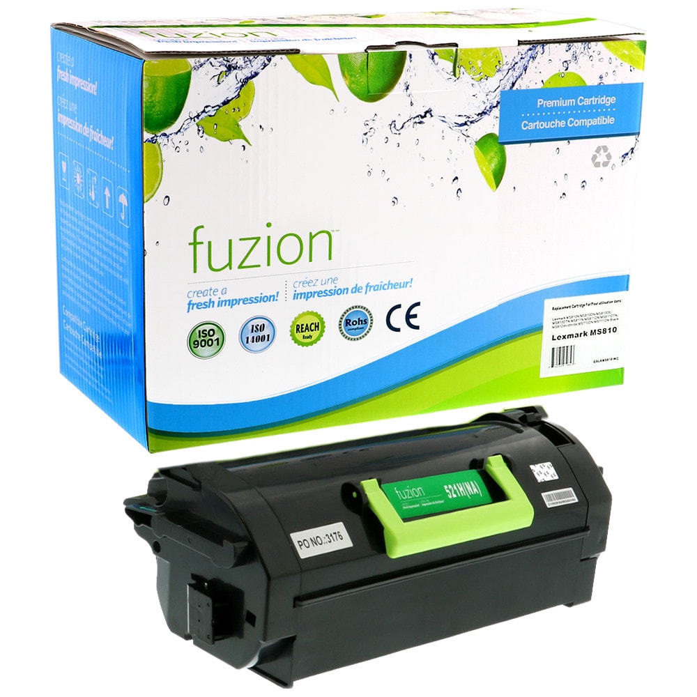 Toner noir compatible Lexmark 52D1H00