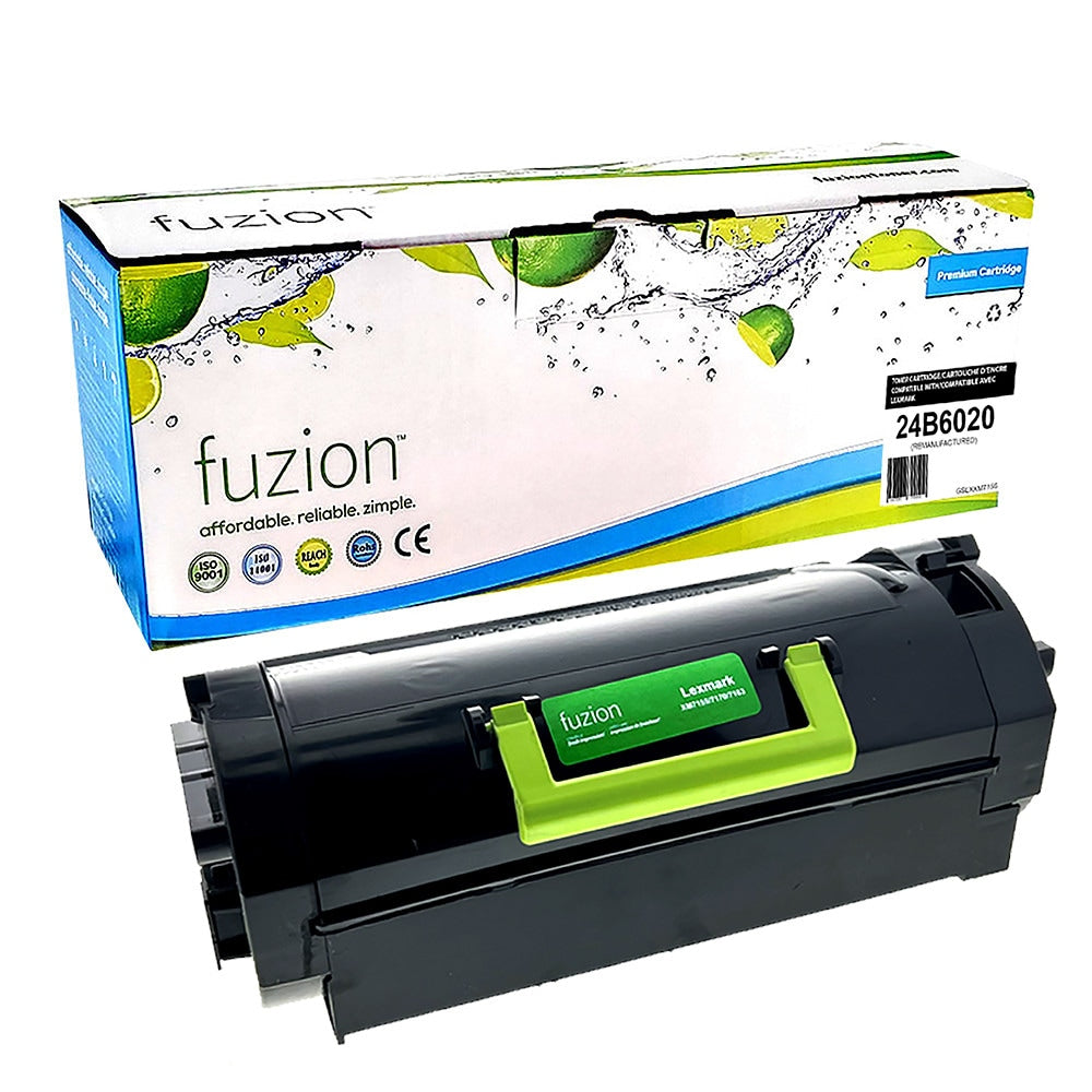 Toner noir compatible pour Lexmark 24B6020