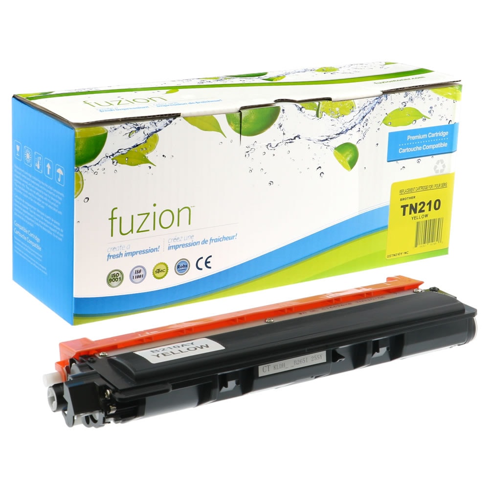 Toner compatible Brother TN210Y Jaune