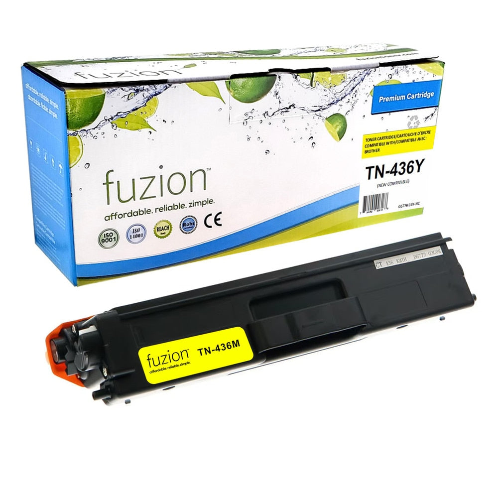 Toner compatible Brother TN436Y jaune