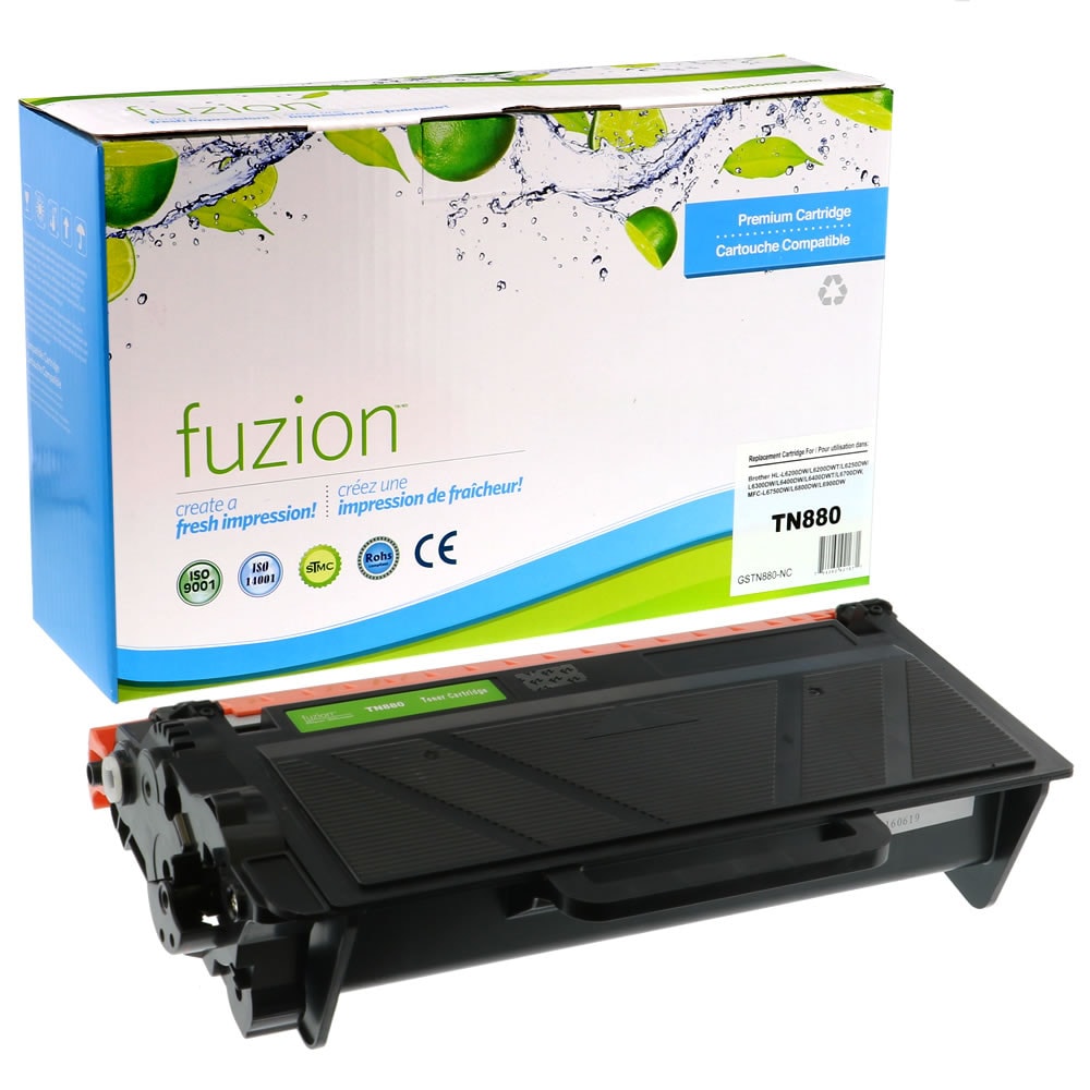 Toner compatible Brother TN880 Noir