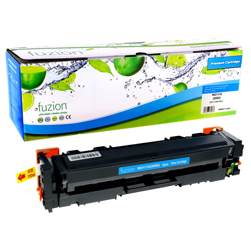 Toner compatible HP 206X Cyan