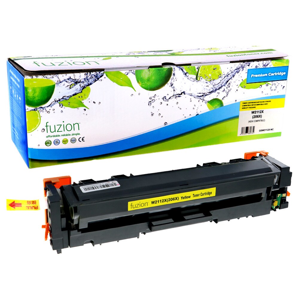 Toner compatible HP 206X Jaune