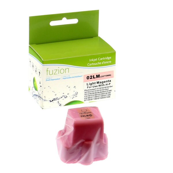 Cartouche d'encre compatible HP #02 Magenta Pâle
