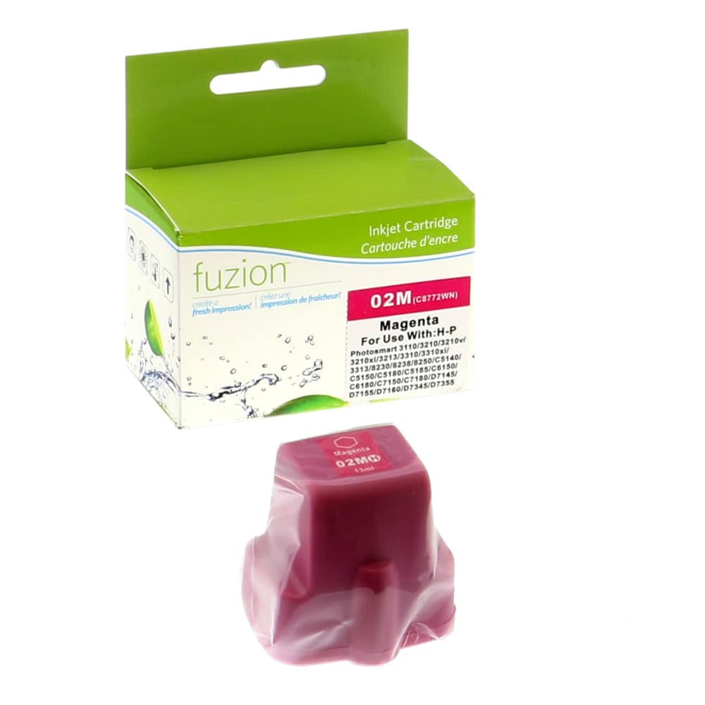 Cartouche compatible HP #02 (C8772WN) Magenta