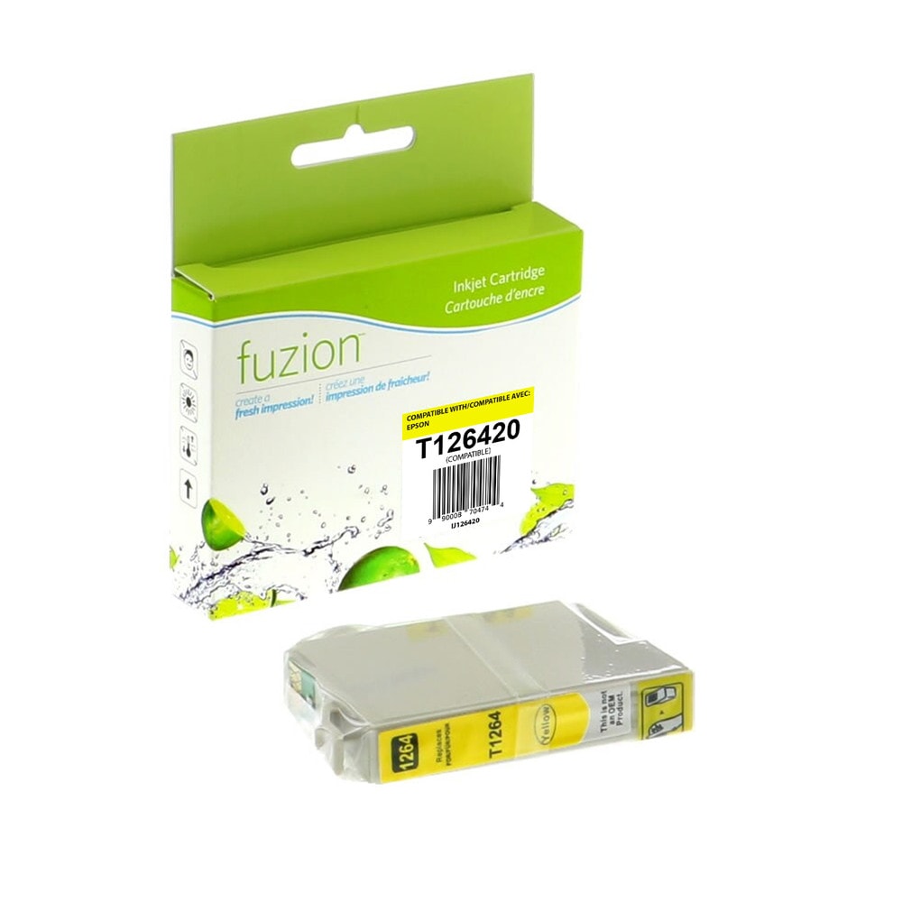 Cartouche compatible Epson T1264 (T126420) Jaune