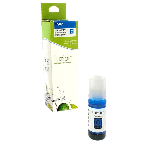Bouteille d’encre compatible Epson T502 Cyan