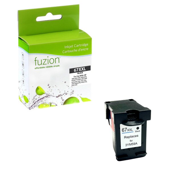 Cartouche d'encre noire compatible HP 67XXL
