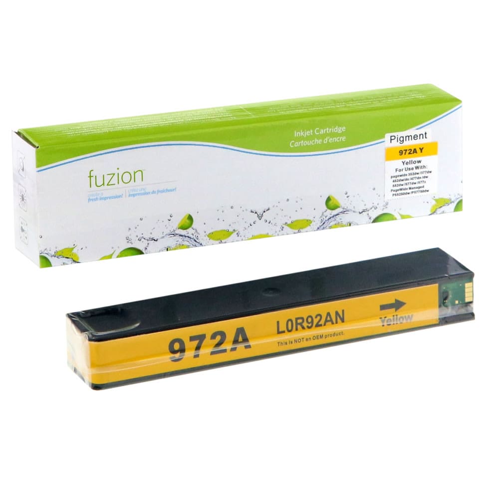 Cartouche compatible HP 972A Jaune