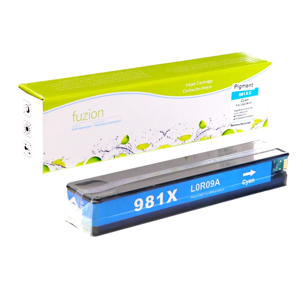 Cartouche compatible HP 981X Cyan
