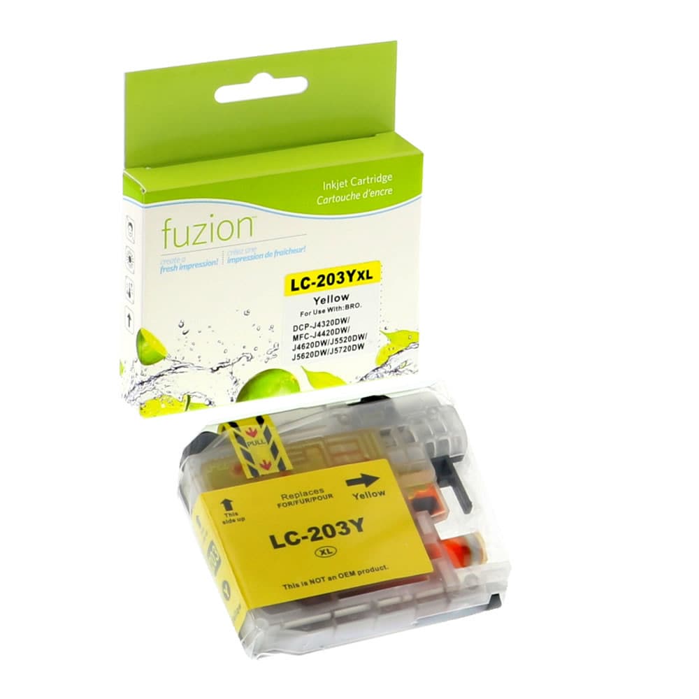 Cartouche compatible Brother LC203Y Jaune