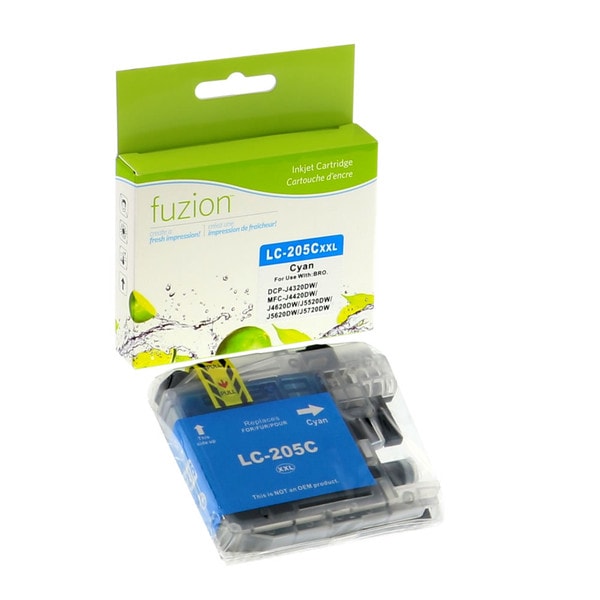Cartouche compatible Brother LC205XXL Super Cyan