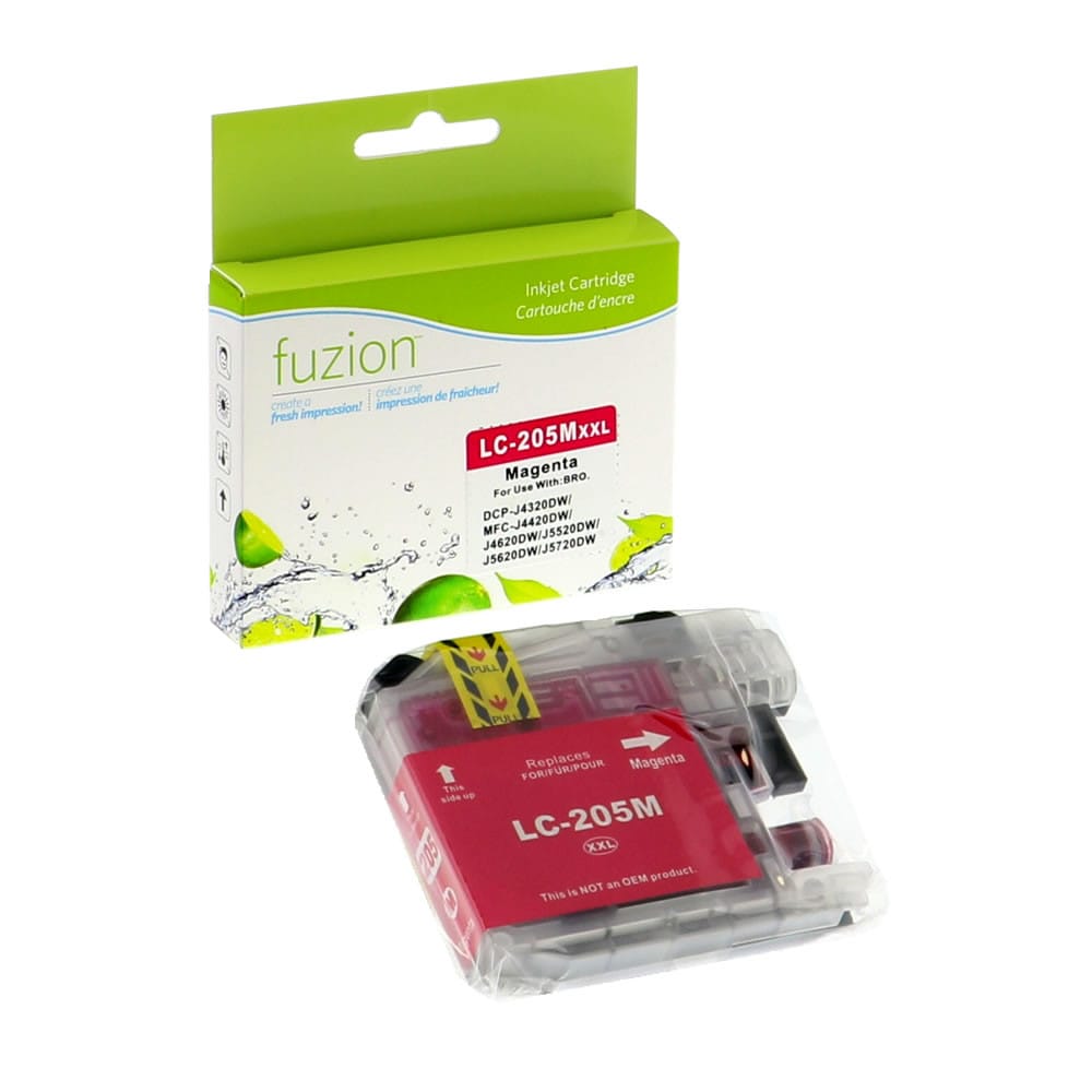 Cartouche compatible Brother LC205XXL Super Magenta