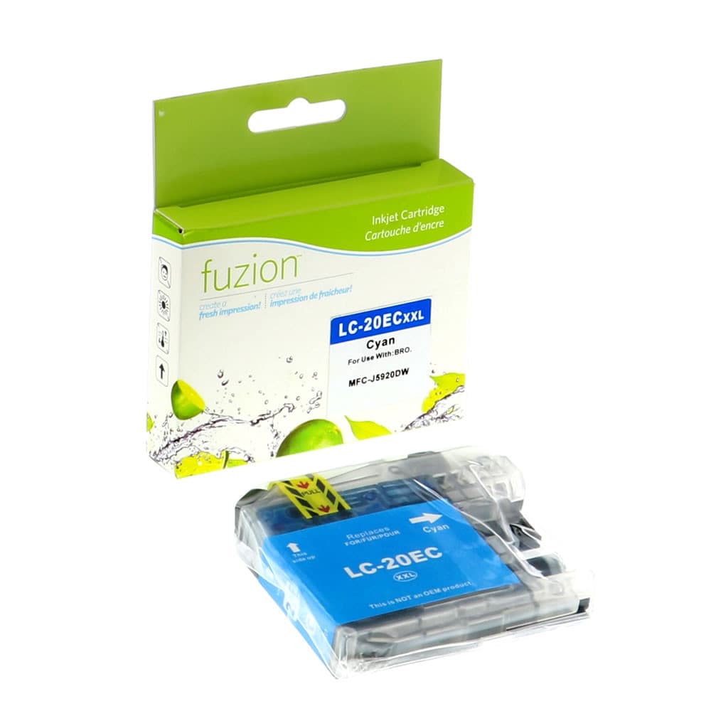 Cartouche compatible Brother LC20EC Super Cyan