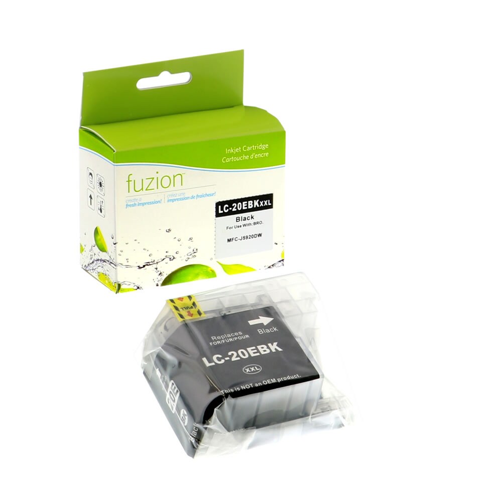 Cartouche compatible Brother BK LC20EBK Super Noir