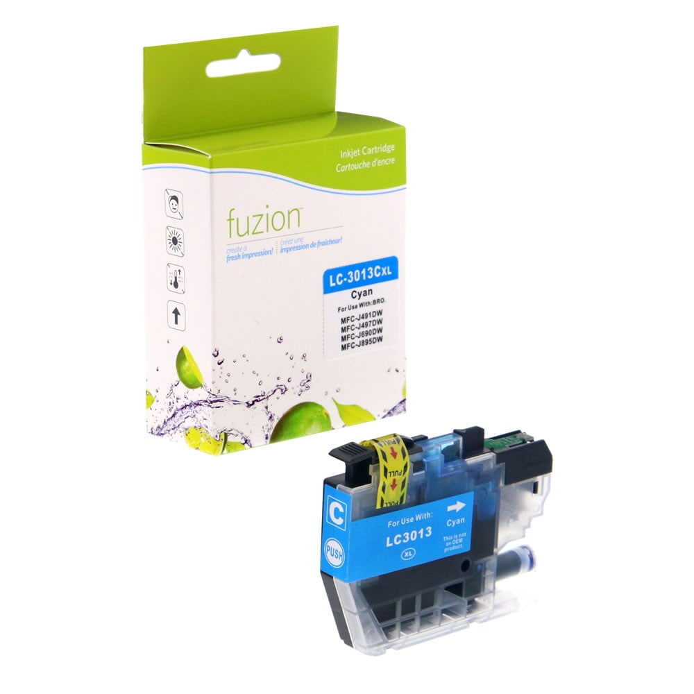 Cartouche compatible Brother LC3013C Cyan