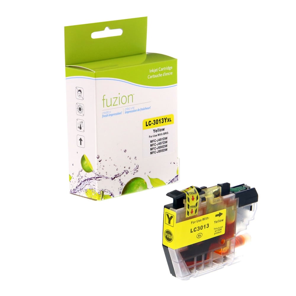 Cartouche compatible Brother LC3013Y Jaune